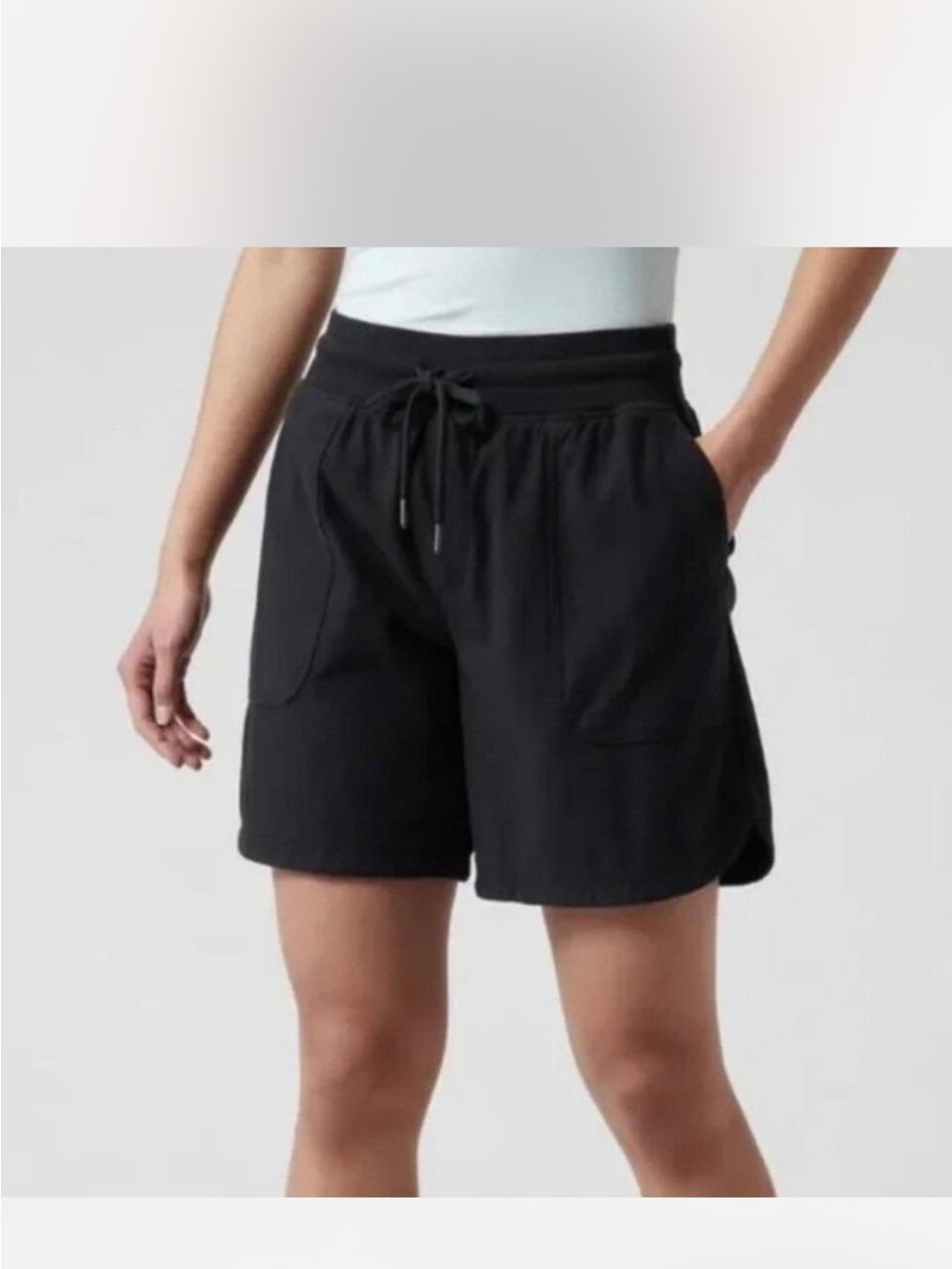 Athleta Farallon Bermuda shorts in black, Size XXS